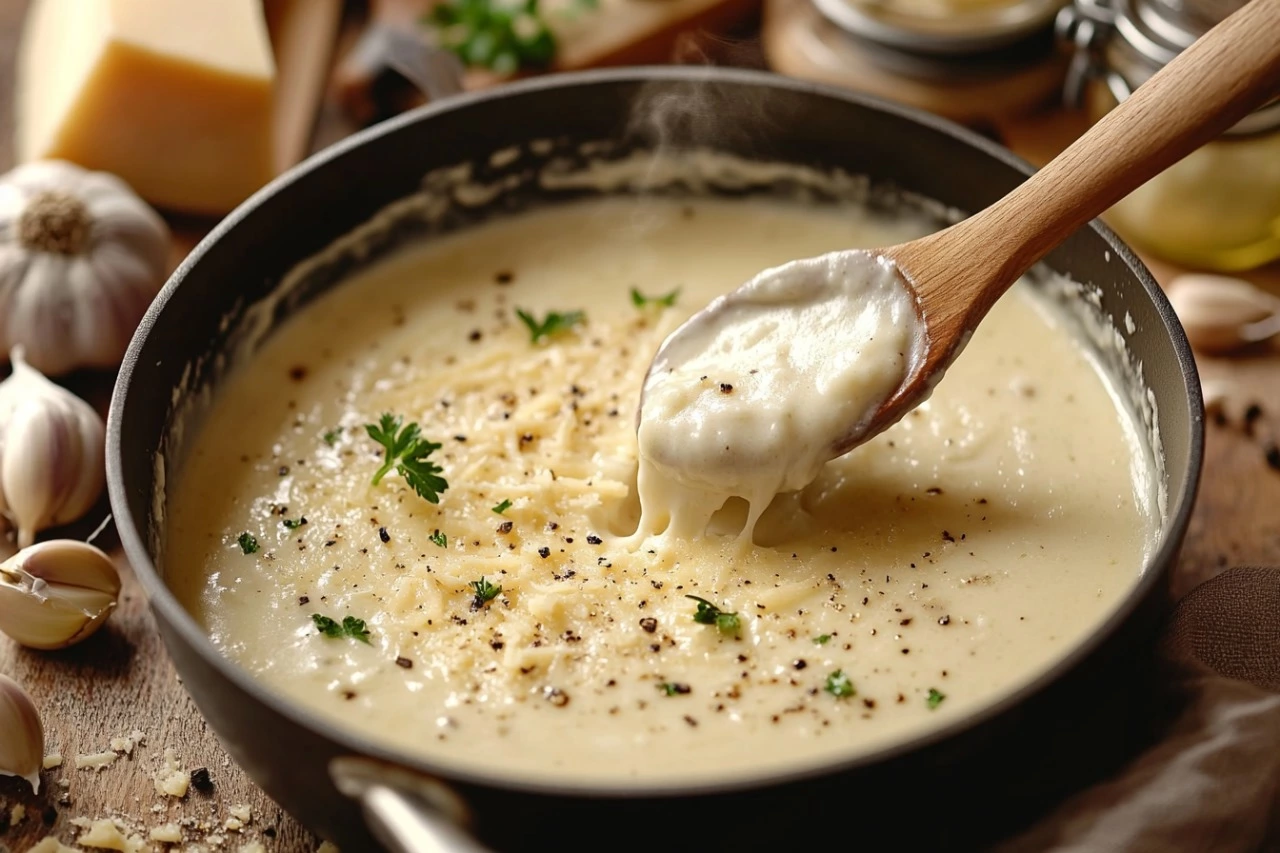 How to melt Parmesan into sauce