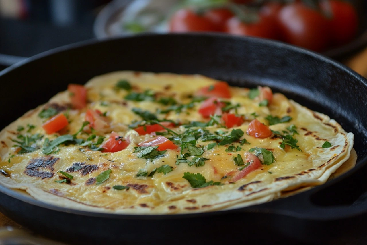 How to flip an egg tortilla